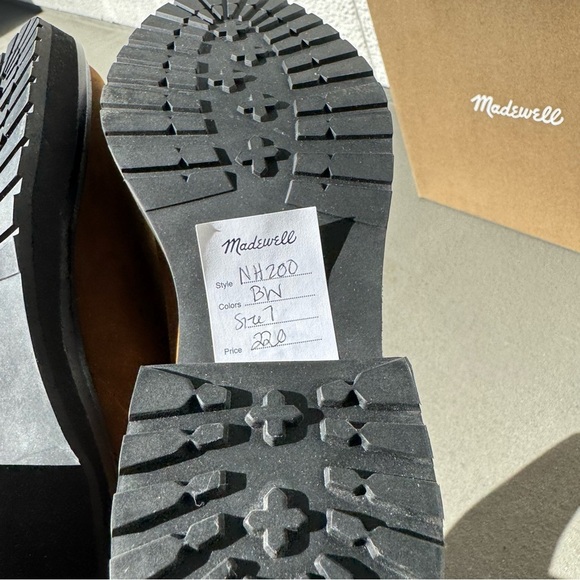 Madewell‎ The Carina Platform Chelsea Boot Women's 7 brown NWB - Picture 4 of 6